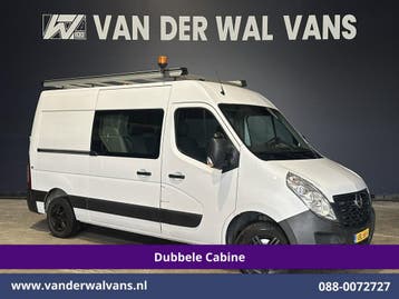 Opel Movano | 2.3 Turbo 146pk L2H2 Dubbele cabine Euro6, Gebruikt, Euro 6, Wit, Dealer onderhouden