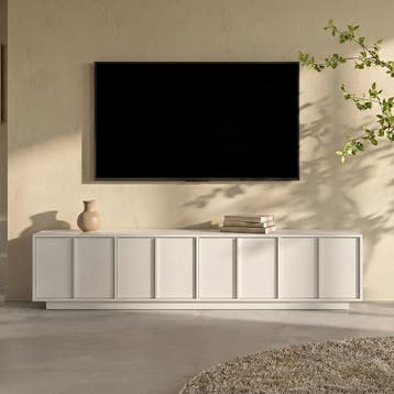 *WOONWINKEL* Beige Tv-meubel Japandi 200 Cm, Verzenden, Nieuw
