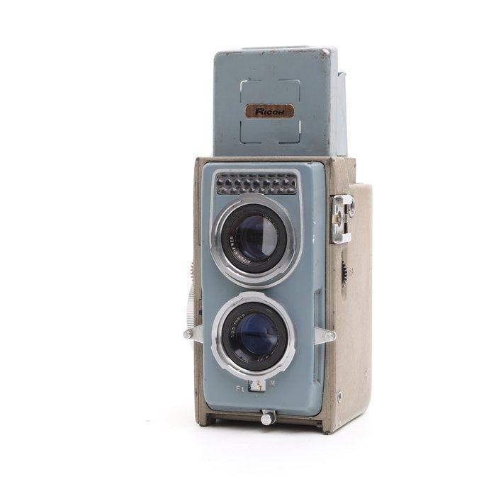 Ricoh Super 44 Twin Lens Reflex (TLR) Camera - Smoke Blue, Audio, Tv en Foto, Fotocamera's Analoog