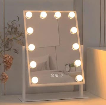Hollywood LED Make-upspiegel – 12 Lampen en Touchscreen, Verzenden, Nieuw