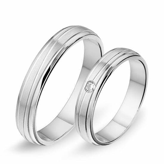 Actie trouwringen in palladium 500 per paar, Sieraden, Tassen en Uiterlijk, Ringen, Verzenden