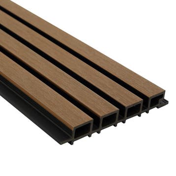 Composiet Gevelbekleding WPC 2900 x 219 x 28 mm, Ophalen of Verzenden, Nieuw, Overige materialen, 20 tot 50 mm