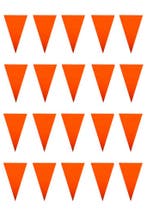 Vlaggetjes Oranje Vlaggen Slinger Nederland EK WK Holland Ko, Ophalen of Verzenden, Nieuw, Feestartikel, Carnaval