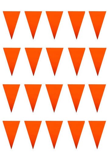 KIMU® Vlaggetjes Oranje Vlaggen Slinger Nederland Holland Vl, Ophalen of Verzenden, Nieuw, Feestartikel, Carnaval