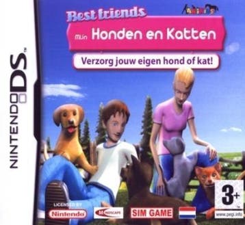 Best Friends: Honden en Katten (DS) 3DS, 1 speler, Ophalen of Verzenden, Zo goed als nieuw, Vanaf 3 jaar