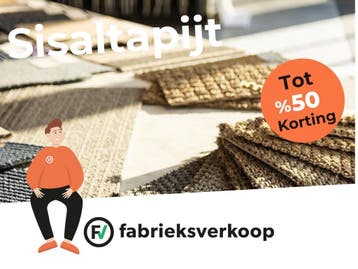 Sisaltapijt tot 50% goedkoper bij Fabrieksverkoop!, Ophalen, Nieuw, Blauw, Sisal, Natuurlijk, Industrieel, Landelijk, Modern