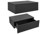 Veiling - Zwevend Nachtkastje - Zwart - Incl. Lade - Set van, Huis en Inrichting, Nieuw