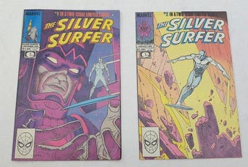 The Silver Surfer N°1 + N°2 - 2x B - 2 Tijdschriften -, Nieuw