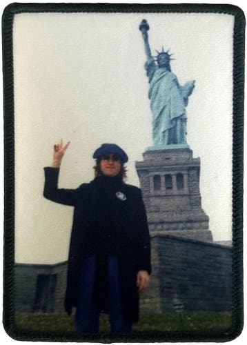 John Lennon The Beatles - Liberty - patch, Ophalen of Verzenden, Nieuw, Kleding