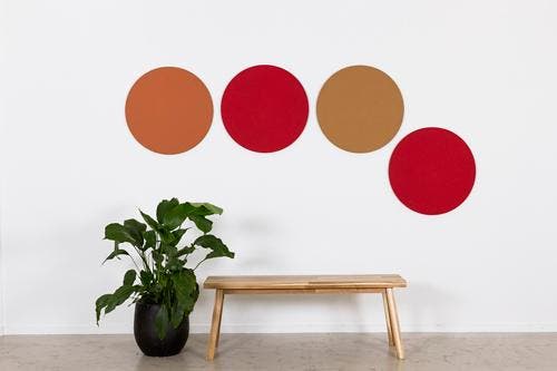 Smit Visual Design prikbord rond - keuze uit vele kleuren, Huis en Inrichting, Woonaccessoires | Wanddecoraties, Ophalen of Verzenden