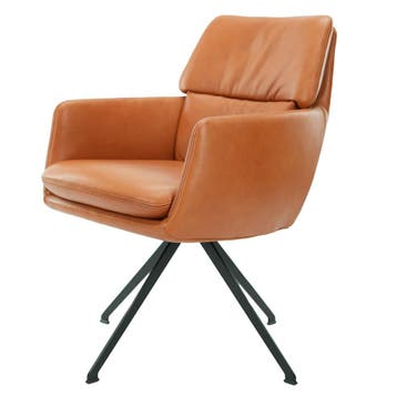 Eetkamerstoel Gealux Phill, Huis en Inrichting, Stoelen, Ophalen of Verzenden, Nieuw, Bruin, Eén