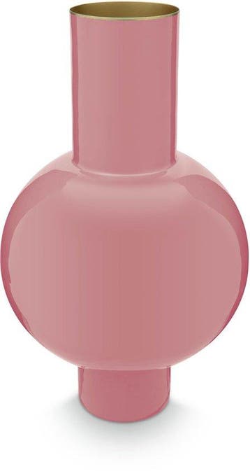 Pip Studio - Vaas - Roze - IJzer - 24x40cm -  – Nieuw, Verzenden, Nieuw