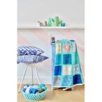 Haakpakket byClaire Blokkendeken Blauw/Groen, Hobby en Vrije tijd, Breien en Haken, Ophalen of Verzenden, Nieuw, Breien of Haken