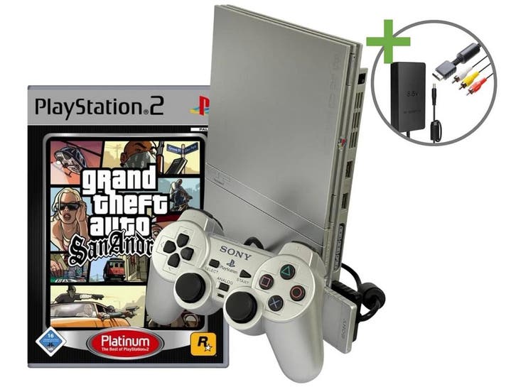 Sony PlayStation 2 Slim Starter Pack -, Spelcomputers en Games, Spelcomputers | Sony PlayStation 2, Ophalen of Verzenden