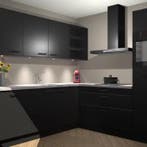 Zwarte keuken Luanda 101509, Huis en Inrichting, Keuken | Complete keukens, Verzenden, Nieuw
