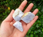 Ruwe brok van Blauwe Lace Agaat - blauw paars aan golven, Nieuw