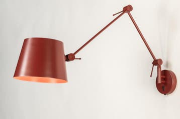 Rietveld Wandlampen - Rood - Metaal, Verzenden, Nieuw