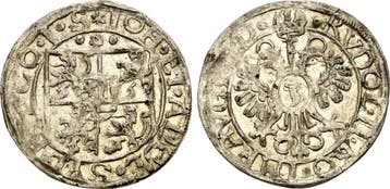 3 Kreuzer Alsenz o J Salm Grumbach: Johann mit seinem Bru..., Verzenden