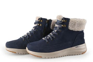 Skechers Veterboots in maat 36 Blauw, Skechers, Overige typen, Zo goed als nieuw, Verzenden
