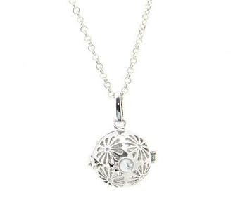 Prachtige lange ketting c.a. 80cm met een zilver kleur En..., Ophalen of Verzenden, Nieuw, Overige typen