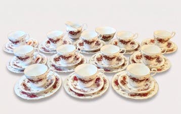 Royal Standart - Koffieservies (38) - Beenderporselein -