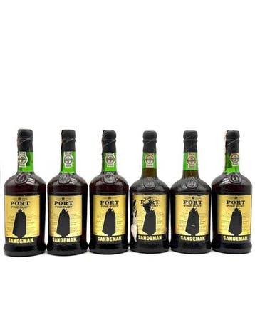 Sandeman - Fine Ruby - Porto - 6 Flessen (0.75 liter), Nieuw