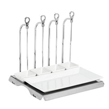 GGM Gastro | Spiesenhanger - incl. 4 spiesen | SPAG4C |, Verzenden, Nieuw