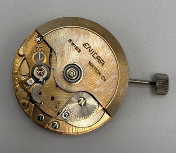 Polshorloge - Enicar Watch Co. - - Verguld messing -, Antiek en Kunst