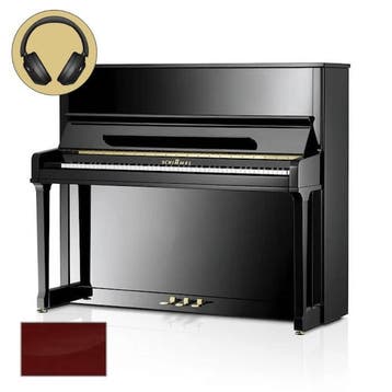 Schimmel Classic C126 T TwinTone MP messing silent piano, Nieuw, Bruin, Piano