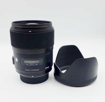 Sigma 35mm f/1.4 Art Nikon OCCASION 1, Ophalen of Verzenden, Gebruikt