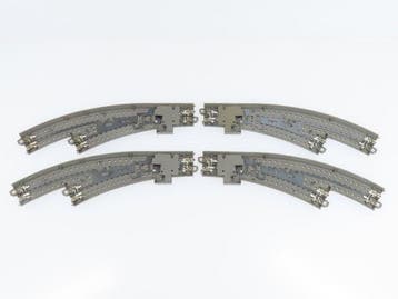 Märklin H0 - 24671/24672 - Modeltreinsporen (4) - 4-delig, Nieuw