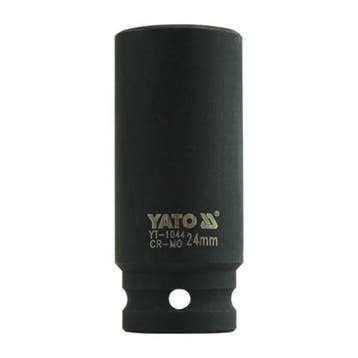1/2 Inch Lange Slagdop 24 Mm Slagmoersleutel, Verzenden, Nieuw