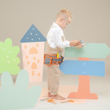 New Classic Toys - Gereedschapsgordel - Oranje - 16, Ophalen of Verzenden, Zo goed als nieuw