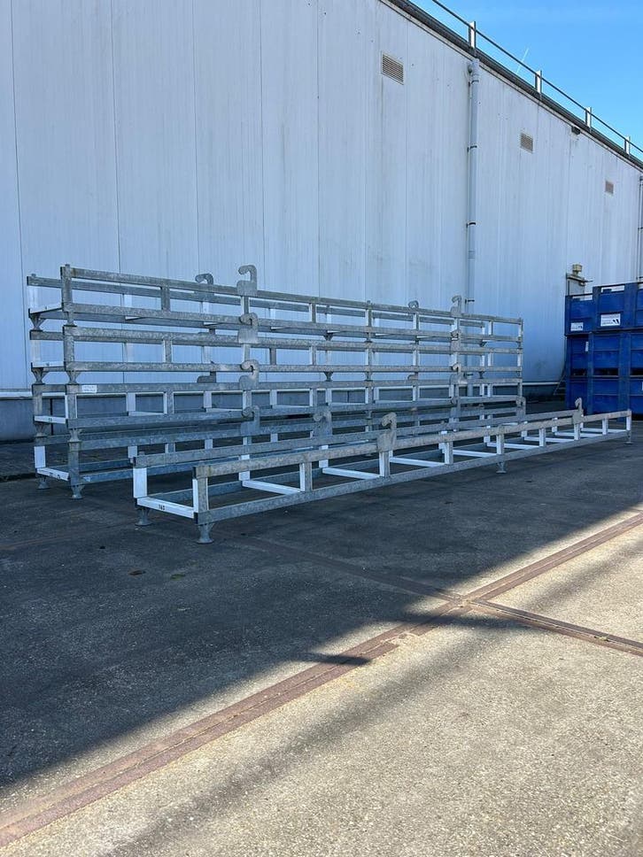 Gebruikte langmateriaal container, Stapelrek, Lang materiaal, Doe-het-zelf en Verbouw, Kratten en Dozen, 100 cm of meer, Gebruikt