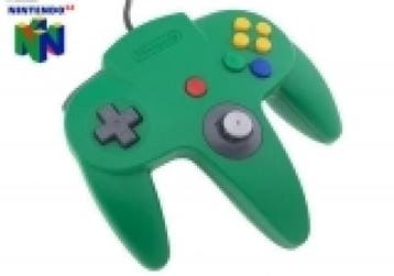 Mario64.nl: Nintendo 64 Controller Green met Nieuw Pookje, Ophalen of Verzenden, Gebruikt
