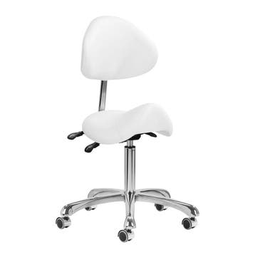 Giovanni 1004 Cosmetische Zadelkruk Wit – Ergonomisch – Met, Ophalen of Verzenden, Nieuw