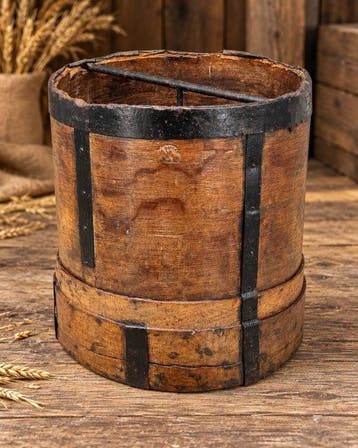 Inhoudsmaat - Hout - 19th century - Friese houten graanmaat
