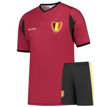 Belgie Voetbaltenue Thuis - Eigen Naam - 2024-2026 - Kind en, Verzenden, Nieuw