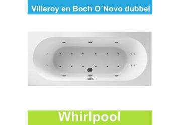 Ligbad Villeroy & Boch O.novo 180x80 cm Balboa Whirlpool, Ophalen of Verzenden, Nieuw