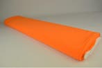 Oranje chiffon stof  - 15 of 50 meter rol, 120 cm of meer, Oranje, Ophalen of Verzenden, Polyester