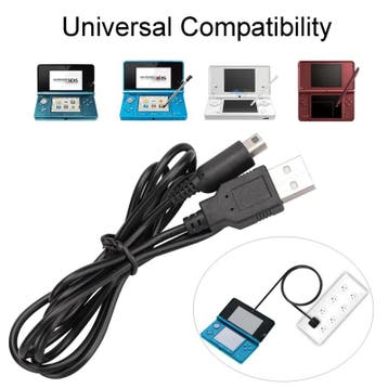 Oplaadkabel voor DSi (Lite) (XL) / (New) 2DS/3DS (XL), Spelcomputers en Games, Ophalen of Verzenden, Zo goed als nieuw