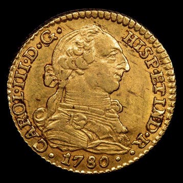 Spanje. Carlos III. 1 Escudo 1880 - Ceca Sevilla CF