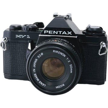 Pentax MV1 + Rikenon 2/50mm | Single lens reflex camera, Nieuw