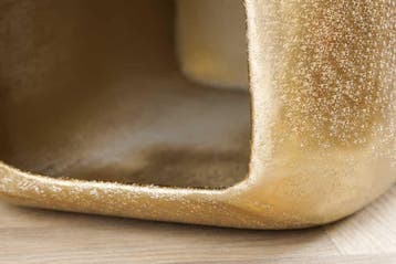 Design bijzettafel UNIT 45cm goud gehamerd handgemaakt, Ophalen of Verzenden, Nieuw