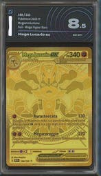 Pokémon - 1 Graded card - Lucario 188/132 Foil, Full art,, Hobby en Vrije tijd, Nieuw