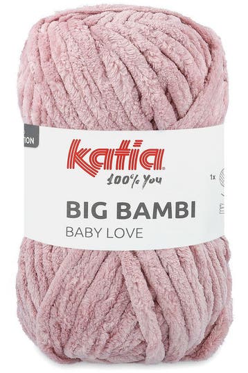 Katia Big Bambi - 102 oudroze - XXL Chenille Garen, Hobby en Vrije tijd, Breien en Haken, Ophalen of Verzenden, Nieuw
