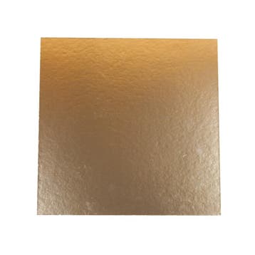 Taartkarton Vierkant Goud/Zwart 28x28cm 5st., Hobby en Vrije tijd, Verzenden, Nieuw