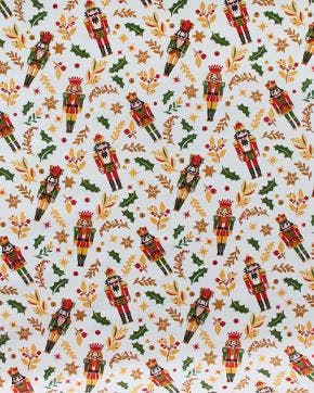 Percale Katoen Notenkrakers Wit, Hobby en Vrije tijd, Stoffen en Lappen, Wit, Nieuw