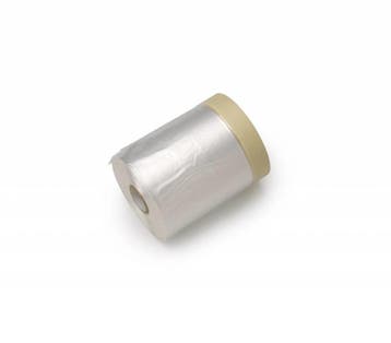 Masking tape beige met folie - 55 cm * 33 mtr (Tape - Folie), Doe-het-zelf en Verbouw, Schildersmaterialen, Ophalen of Verzenden