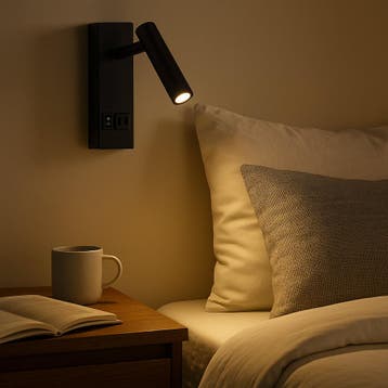 LED Wandlamp - Bedlamp met USB+C poort en schakelaar, Ophalen of Verzenden, Nieuw